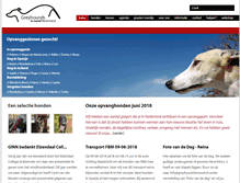 Tablet Screenshot of greyhoundsinnood.nl